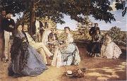 Frederic Bazille Family Reunion France oil painting artist